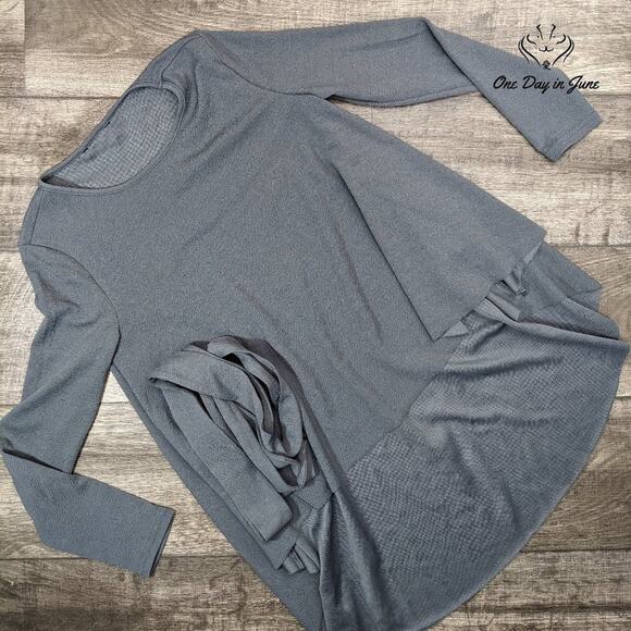 Romwe High Low Long Sleeve Blouse Size XS - Picture 1 of 4